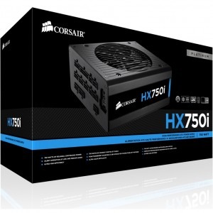 Corsair HXi Series HX750i, 80+ Platinum, 750W