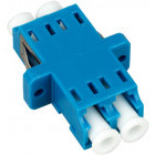 Accesoriu retea Schrack Cupla LC/APC Duplex, plastic, single mode, zirconiu, albastru