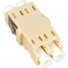 Accesoriu retea Schrack Cupla LC/APC Duplex, plastic, single mode, zirconiu, bej