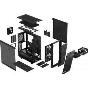 Fractal Design Meshify 2 Compact Black TG Light Tint