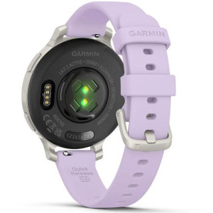 Garmin Lily 2 Active, 38mm, GPS, Silver/Purple Jasmine