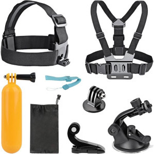 Accesoriu Camere video AKASO Kit accesorii 7 in 1 SYZ0013 Black