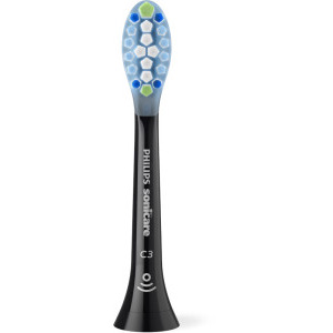 Philips Sonicare Rezerve periuta de dinti electrica Premium Plaque Defence HX9042/88 Negru, 2 buc