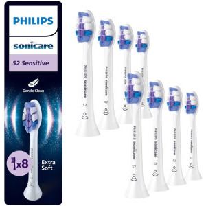 Philips Sonicare Rezerve periuta de dinti electrica Sensitive HX6058/87 Alb, 8 buc