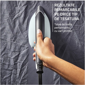 Tefal Aparat de calcat vertical cu abur Duo Power JF4031E0, 1700W, 25g/min, Verde/Negru