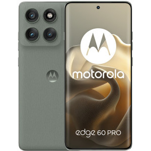Smartphone Motorola Edge 60 Pro, OLED, 512GB, 12GB RAM, Dual SIM, 5G, 3x 50MP AI Cam, Baterie 6000 mAh, incarcare TurboPower 90W, Pantone Shadow