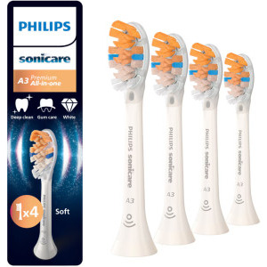 Philips Sonicare Rezerve periuta de dinti electrica Premium All-in-One HX9094/87 Alb, 4 buc