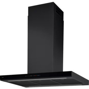 Hota AEG decorativa GI87D91CB Putere de absorbtie 760 m3/h, 4 trepte, AuroraTech, SilenceTech, ExtractionTech Pro, Hob2Hood, 90 cm, Clasa A+, Negru