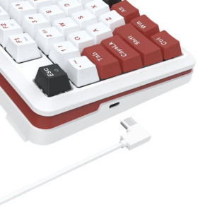 Redragon Stormhunter Alba RGB Switch-uri Magnetice Redragon Roz Mecanica