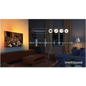 Philips Smart TV 55PUS9010/12 Seria PUS9010/12 139cm gri 4K UHD HDR Ambilight pe 3 laturi