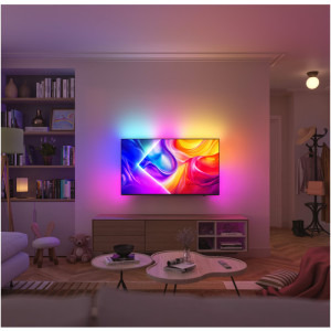 Philips Smart TV 55PUS9010/12 Seria PUS9010/12 139cm gri 4K UHD HDR Ambilight pe 3 laturi
