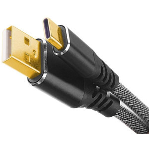 Redragon Coiled Aviator USB-C Black