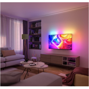 Philips Smart TV 43PUS9010/12 Seria PUS9010/12 108cm gri 4K UHD HDR Ambilight pe 3 laturi