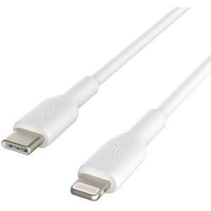 Belkin BoostCharge USB-C Male la Lightning Male, 1m, White