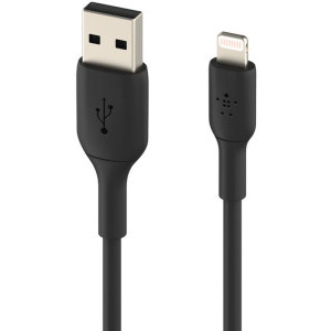 Belkin BoostCharge USB Male la Lightning Male 1m, Black