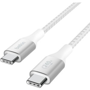 Belkin BoostCharge, USB-C Male la USB-C Male, 240W 2m, White