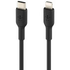 Cablu de date / adaptor Belkin BoostCharge, USB-C Male la Lightning Male, 1m, Black
