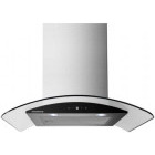 Hota Heinner decorativa HDCH-MD650GIX, Putere absorbtie 650 m3/h, 4 trepte de viteza, Iluminare LED, 60 cm, Inox/Negru