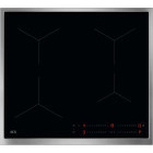 Plita incorporabila AEG TO64IA0FXB, Inductie, 4 zone de gatit, PowerBoost, Hob2Hood, 60 cm, Negru