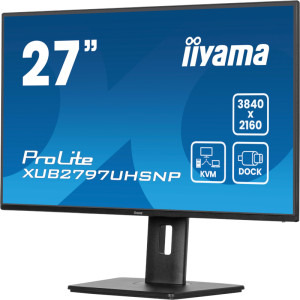 IIyama ProLite XUB2797UHSNP-B1 27 inch UHD IPS 4 ms 60 Hz USB-C
