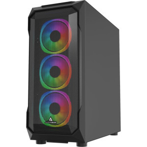 Gaming BALAUR Legendar Pro Game Ready, AMD Ryzen 5 9600X 3.9GHz, 32GB DDR5, 2TB SSD, RTX 5060 8GB GDDR7, Iluminare RGB, Windows 11 Home