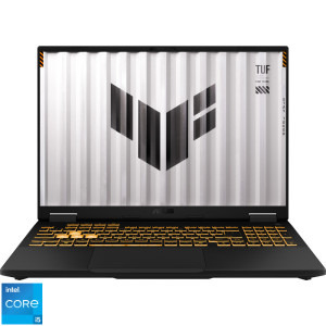 Laptop ASUS Gaming 16 TUF F16 FX608JPR, FHD+ 165Hz, Procesor Intel® Core™ i5 14450HX (20M Cache, up to 4.80 GHz), 16GB DDR5, 1TB SSD, GeForce RTX 5070 8GB, No OS, Jaeger Gray