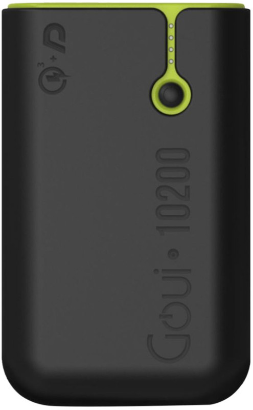 Baterie externa Goui Vogue, 10200 mAh, 1x USB, 1x USB-C, Quick Charge 3.0, Black