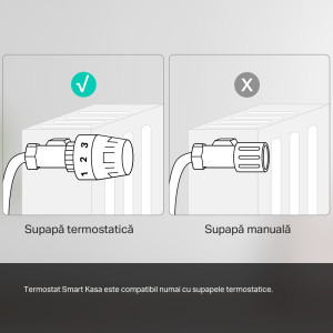 TP-LINK KE100 KIT Termostat Smart pentru calorifer