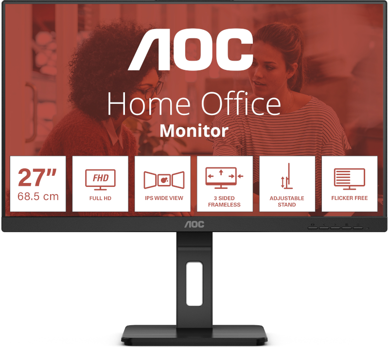 Monitor LED AOC 27E3QAF 27 inch FHD IPS 4 ms 75 Hz