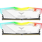 TeamGroup T-Force Delta RGB White 16GB DDR4 3000MHz CL16 Dual Channel Kit