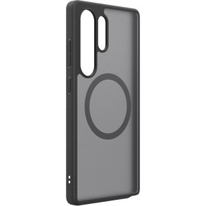 Samsung Capac protectie spate Clear Magnet Black Frost pentru Galaxy S25 Ultra (S938)