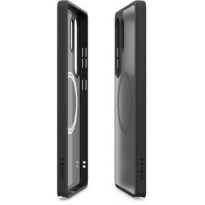 Samsung Capac protectie spate Clear Magnet Black Frost pentru Galaxy S25 Ultra (S938)