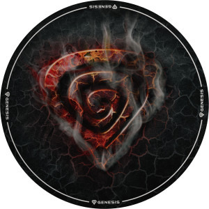 Genesis Tellur 400 Round Lava Floor Mat
