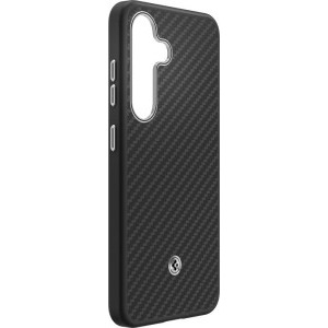 Samsung Capac protectie spate Magnet Aramid Black/Silver pentru Galaxy S25 Plus (S936)