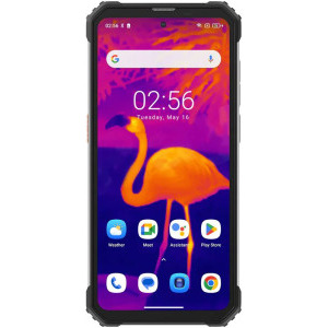 Blackview BV8900, Camera termica FLIR Lepton, Baterie 10.380 mAh, Ecran FHD+ 120Hz, 16GB RAM (8GB + 8GB extensibili), 256GB flash, Dual SIM, 4G Rugged Phone, Black