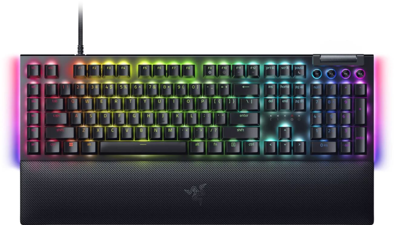 Tastatura Gaming Razer BlackWidow V4 Green Clicky Gen 3 Swtich Mecanica