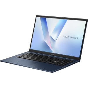 ASUS 15.6'' Vivobook 15 X1504VA, FHD, Procesor Intel® Core™ 7 150U (12M Cache, up to 5.40 GHz), 16GB DDR5, 512GB SSD, Intel Graphics, No OS, Quiet Blue