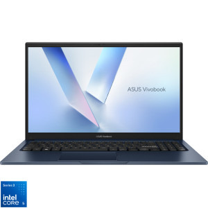 ASUS 15.6'' Vivobook 15 X1504MA, FHD, Procesor Intel® Core™ 5 315 (6M Cache, up to 4.40 GHz), 8GB DDR5, 512GB SSD, Intel Graphics, No OS, Quiet Blue
