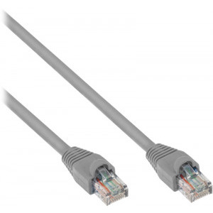 R&M CAT 6A Patch Cable U/FTP LSZH 0.5m gray