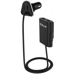 Tellur 9.6A, 4x USB, Black