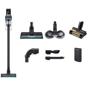 Aspirator Samsung Jet 85 Premium VS20C852FTB/GE, vertical, 580W, 0.8L, Negru/Albastru