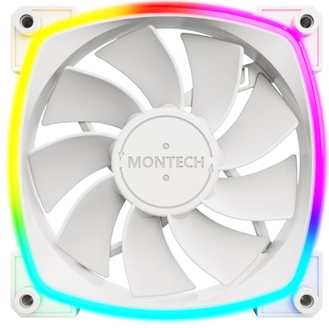 Ventilator / radiator Montech RX120 PWM 120mm ARGB White