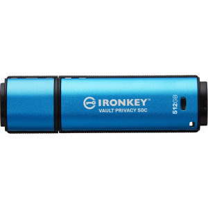 Kingston IronKey Vault Privacy 50C Series AES-256 Encrypted 512GB