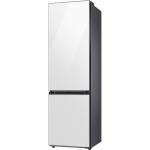 Samsung RB38C7B5C12/EF, Bespoke, 390 L, Clasa C, Total No Frost, Digital Inverter, All Around Cooling, Metal Cooling, AI Energy, Smart Control, 203 cm, Sticla alba