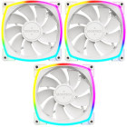 Ventilator Montech RX120 PWM Reversed 120mm ARGB White Three Fan Pack