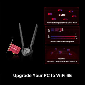 TP-LINK AXE5400 Tri-Band WiFi 6E
