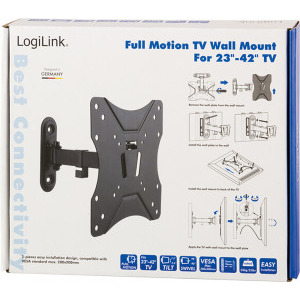 Logilink BP0007, 23 - 42 inch, negru