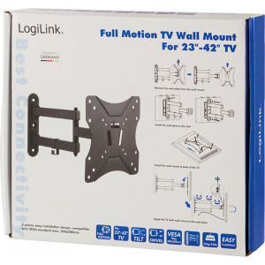 Logilink BP0008, 23 - 42 inch, negru