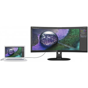 Philips 349P7FUBEB Curbat 34 inch 4 ms Black USB-C 60Hz