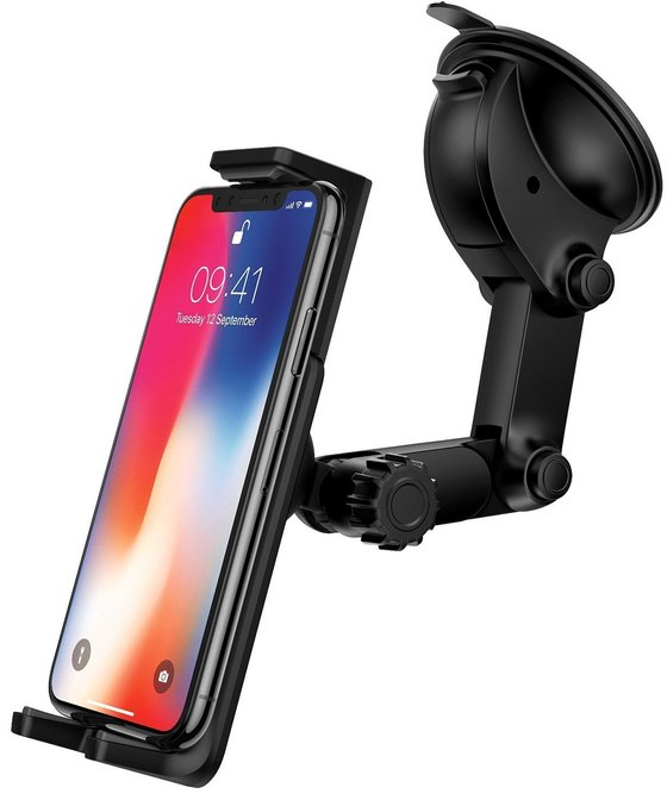 Suport GSM Ringke Auto pentru parbriz, Universal, Black